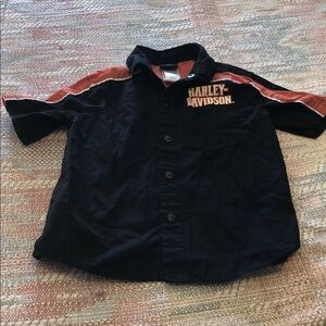 Harley-Davidson Kids Black Shirt with Orange Highlights 3599